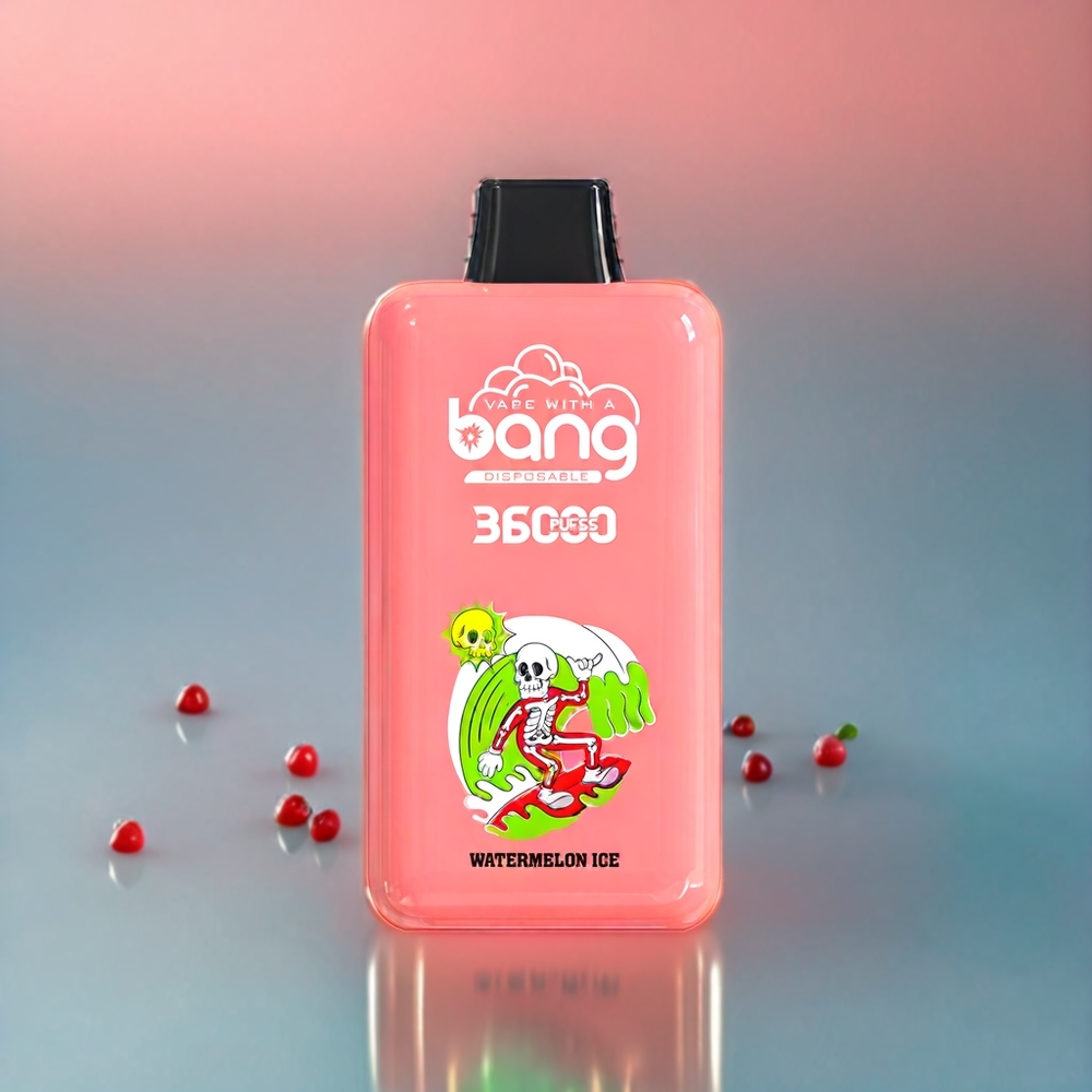 Bang 36000 Power Einweg-Vape Wassermelonen-Eis, 36ml, 36000 Züge, Schweiz Großhandel