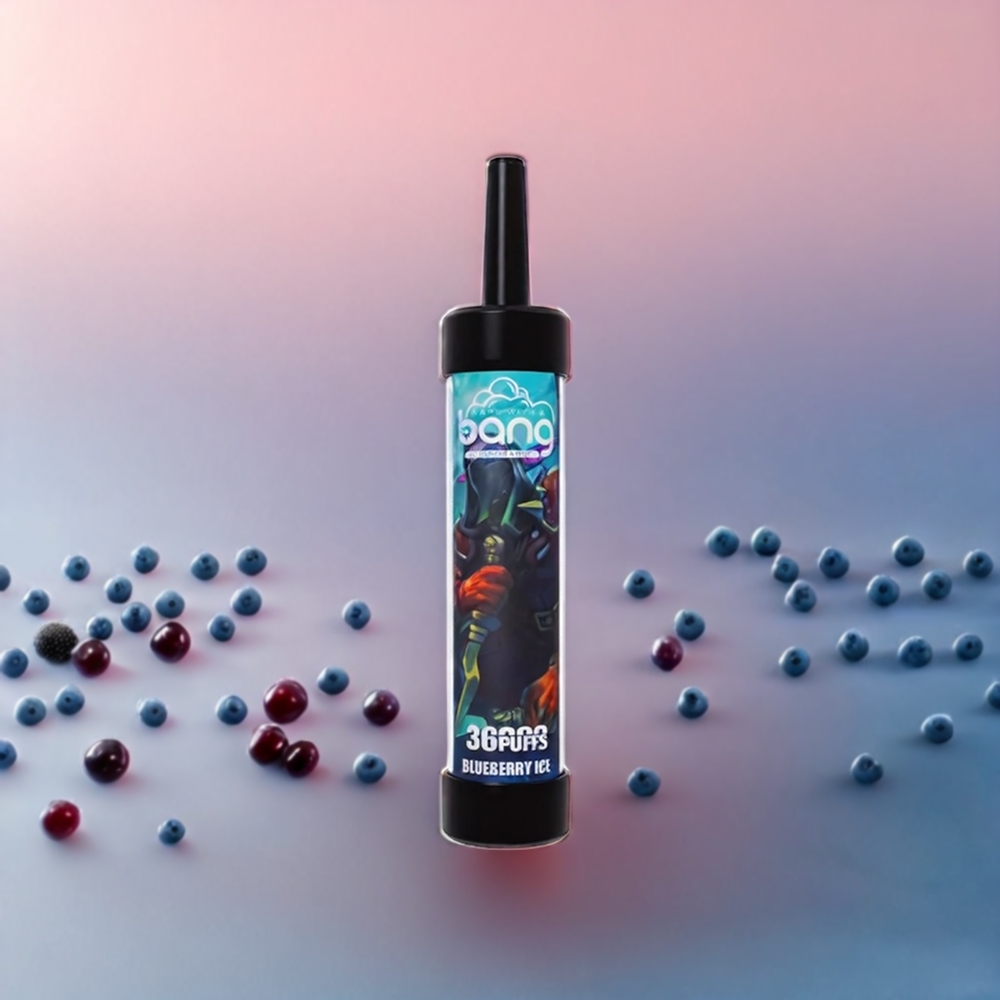 Bang 36000 Puffs Einweg-Vape Blaubeer-Eis - 650mAh, 40ml, 36000 Züge, Schweiz Großhandel
