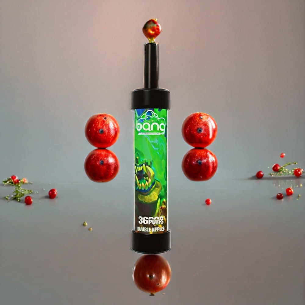 Bang 36000 Puffs Einweg-Vape Doppelter Apfel – 650mAh, 40ml, 36000 Züge, Schweiz Großhandel