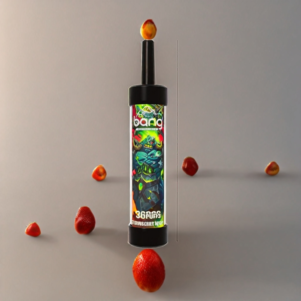 Bang 36000 Puffs Einweg-Vape Erdbeer Mango – 650mAh, 40ml, 36000 Züge, Schweiz Großhandel