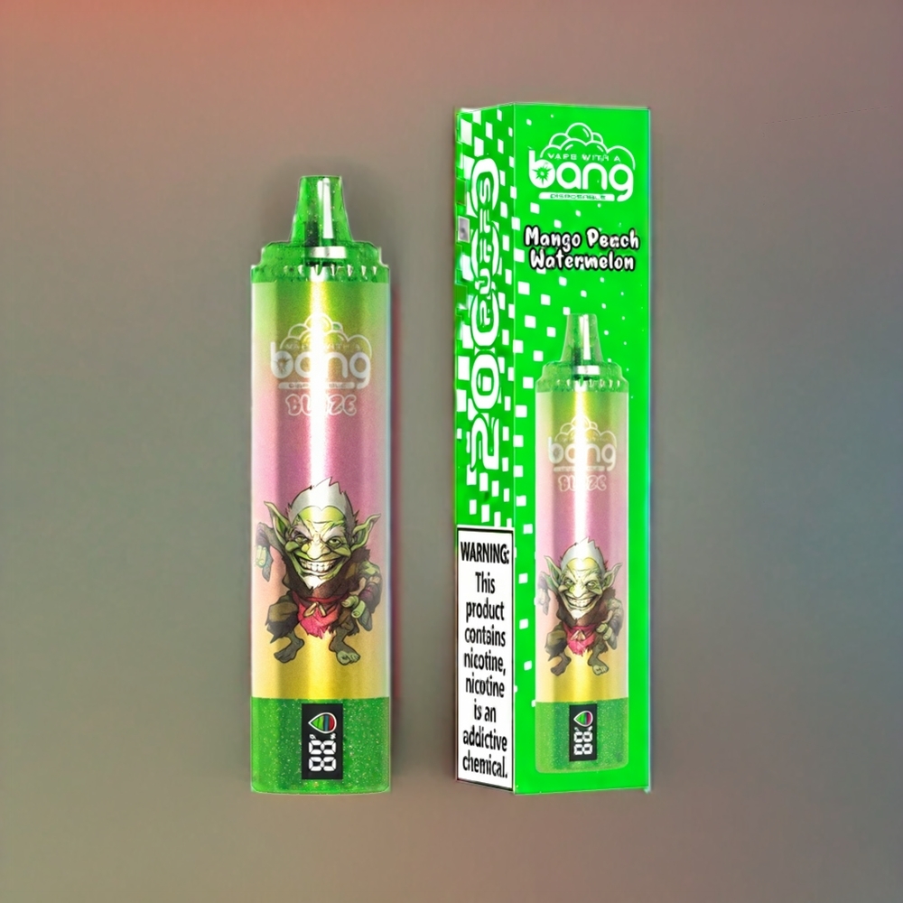 Bang Blaze Tornado 20000 Puffs Einweg-Vape – Mango Pfirsich Wassermelone, Typ-C-Ladeanschluss, anpassbarer Luftstrom, Schweiz Großhandel