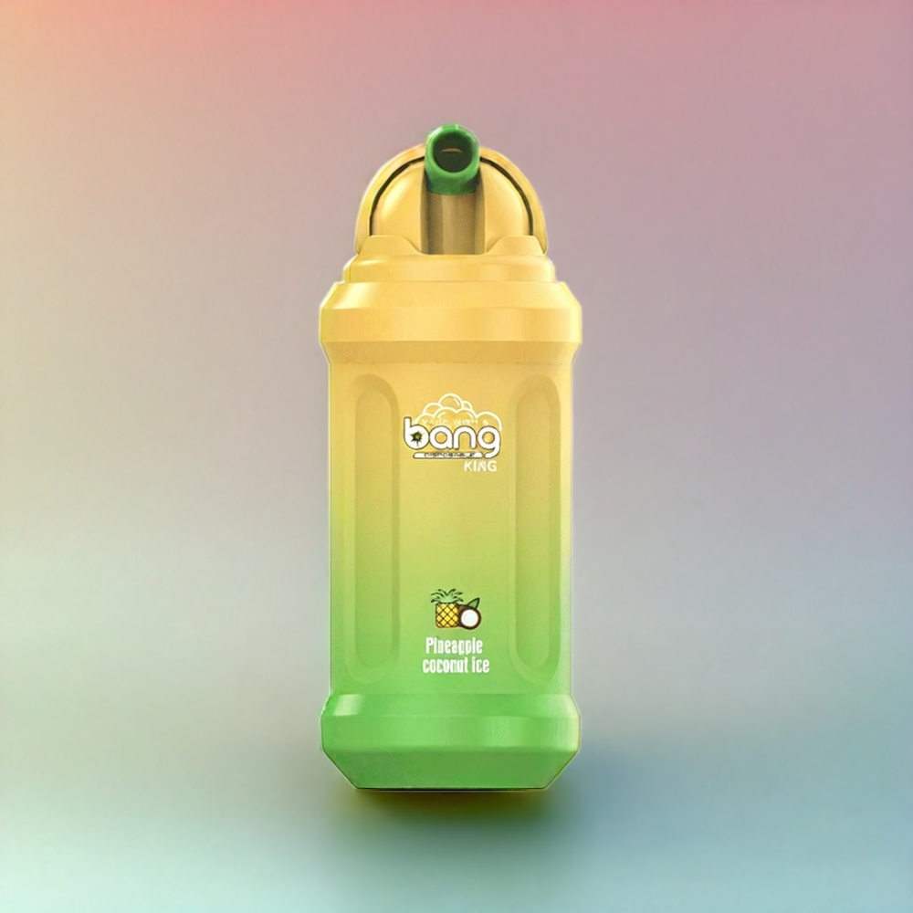 Bang King 12000 Puffs Einweg-Vape Ananas Kokos Eis - 23ml, 650 mAh, 1.2 Ohm Mesh Coil Schweiz Großhandel