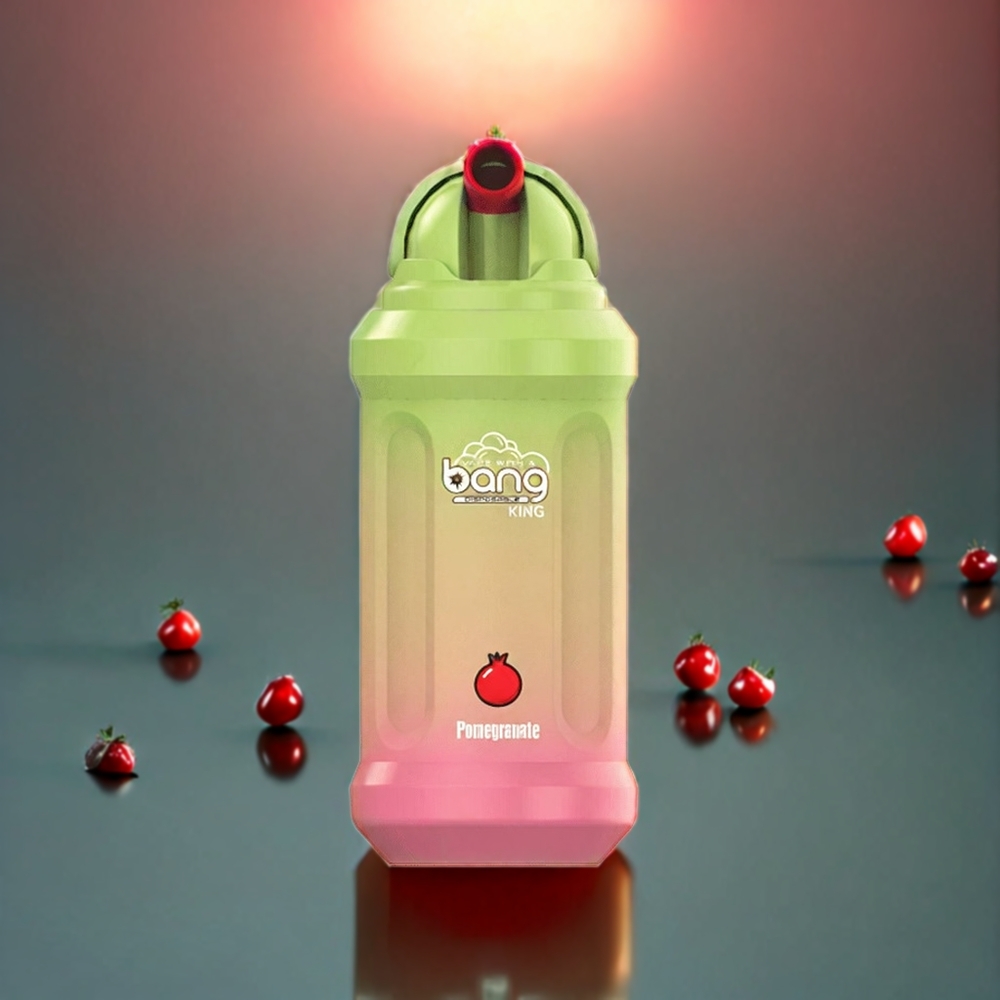 Bang King 12000 Puffs Einweg-Vape Granatapfel - 23ml, 650 mAh, 1.2 Ohm Mesh Coil, Schweiz Großhandel