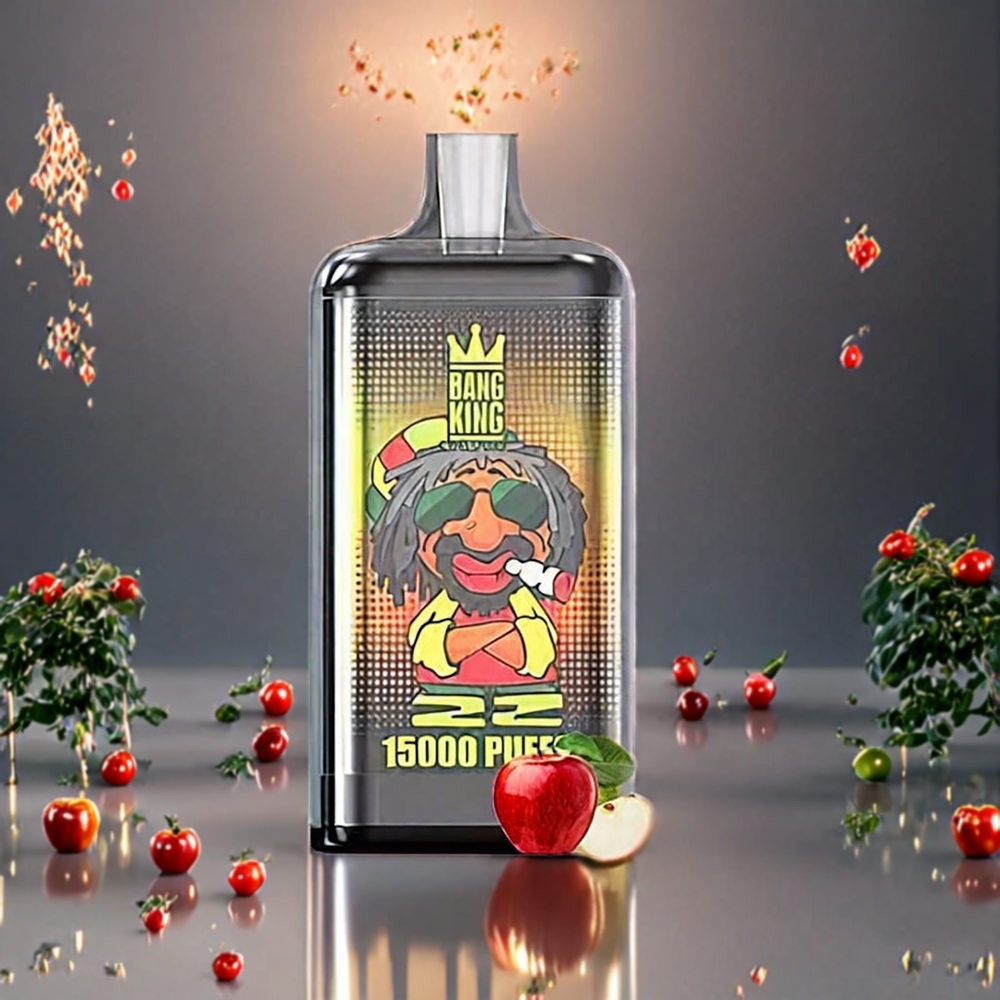 Bang King 15000 Puffs Einweg-Vape Doppelapfel – 21ml, 550 mAh, Schweiz Großhandel