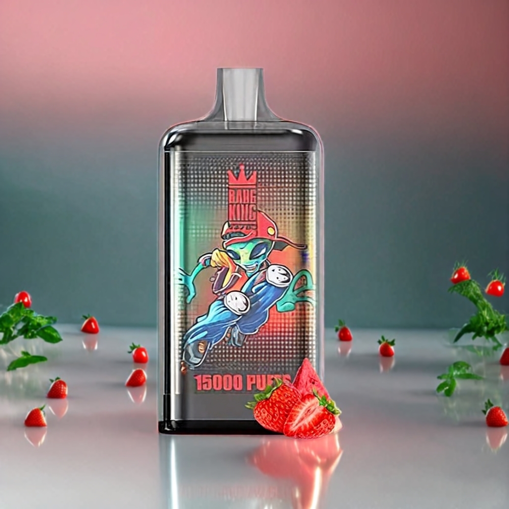 Bang King 15000 Puffs Einweg-Vape Erdbeer Wassermelone – 21ml, 550 mAh, 0-5% Nikotin, Schweiz Großhandel