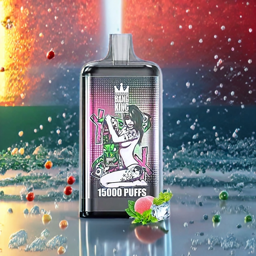 Bang King 15000 Puffs Einweg-Vape Peace Ice – 21ml, 550 mAh, 0-5% Nikotin, Schweiz Großhandel