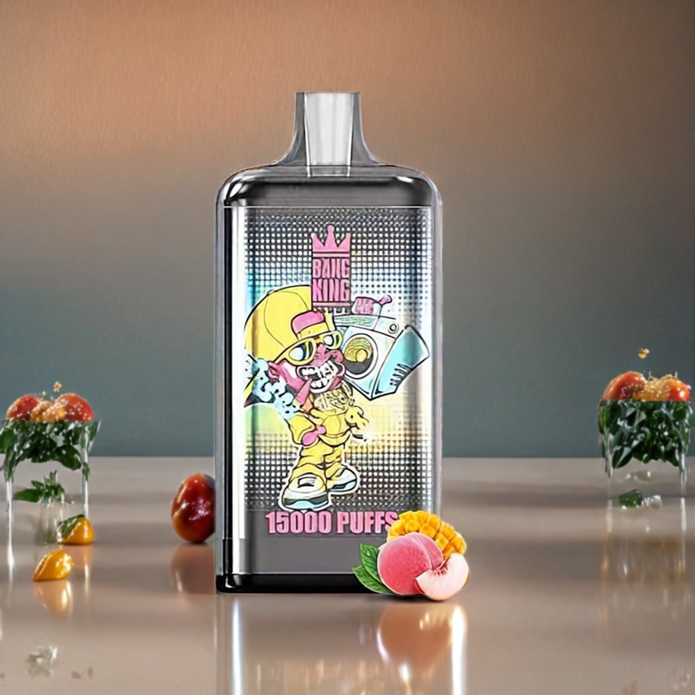 Bang King 15000 Puffs Einweg-Vape Pfirsich Mango - 21ml, 550 mAh, 0-5% Nikotin, Schweiz großhandel