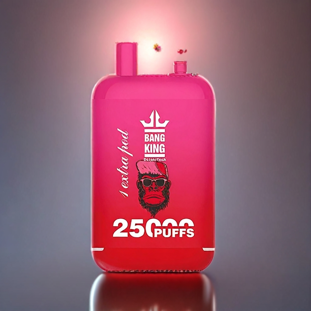 Bang King 25000 Puffs Einweg-Vape Cherry Bomb – 46ml E-Liquid, 650 mAh, Dual Pod System, Schweiz Großhandel