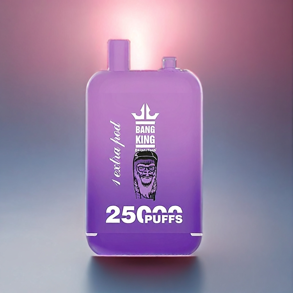 Bang King 25000 Puffs Einweg-Vape Grape Ice (46ml, 650 mAh, Typ-C) Schweiz Großhandel
