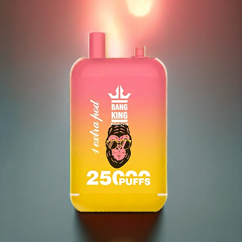 Bang King 25000 Puffs Einweg-Vape Pfirsich Mango – 46ml, 650 mAh, Dual Pod System Schweiz Großhandel