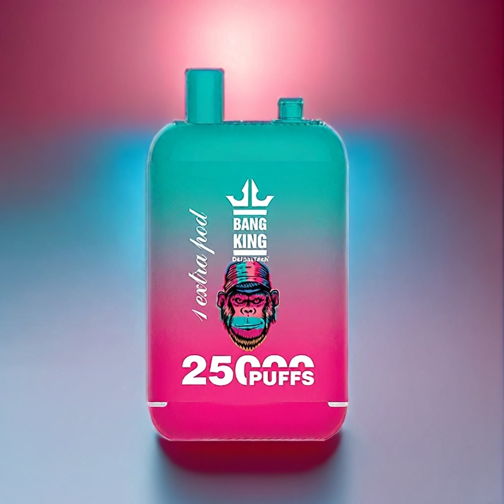Bang King 25000 Puffs Einweg-Vape Triple Beere Eis - 46ml, 650 mAh, Dual Pod System, Type-C, Schweiz Großhandel