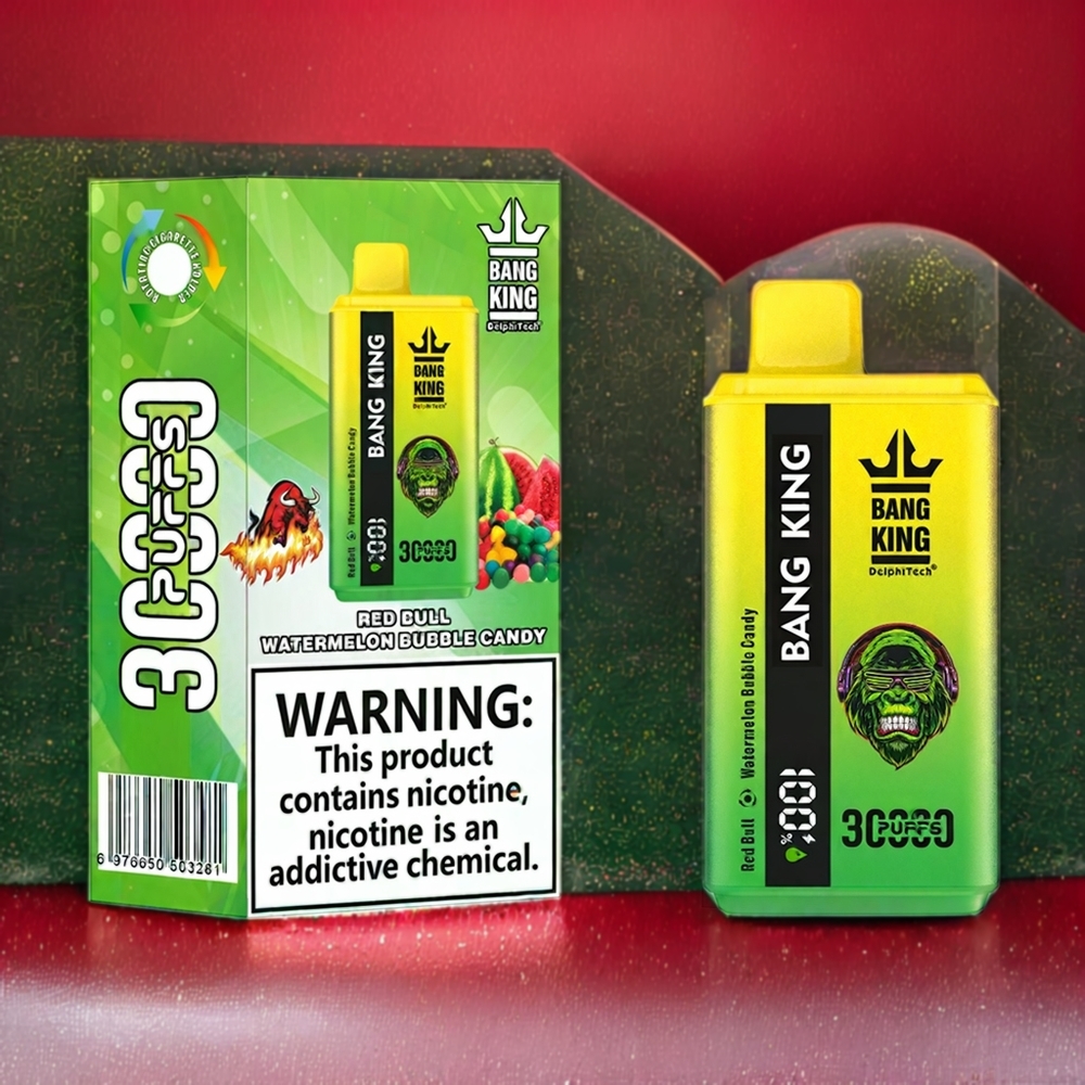 Bang King 30000 Puffs Einweg-Vape Red Bull Wassermelonen Bubble Candy – 36ml, 550mAh, Type-C, Schweiz großhandel