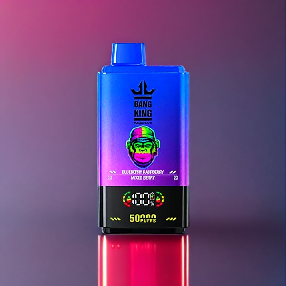 Bang King 50000 Einweg-Vape Blaubeere Himbeere Mixed Berry - 50000 Züge, 50ml, 850mAh, Schweiz großhandel