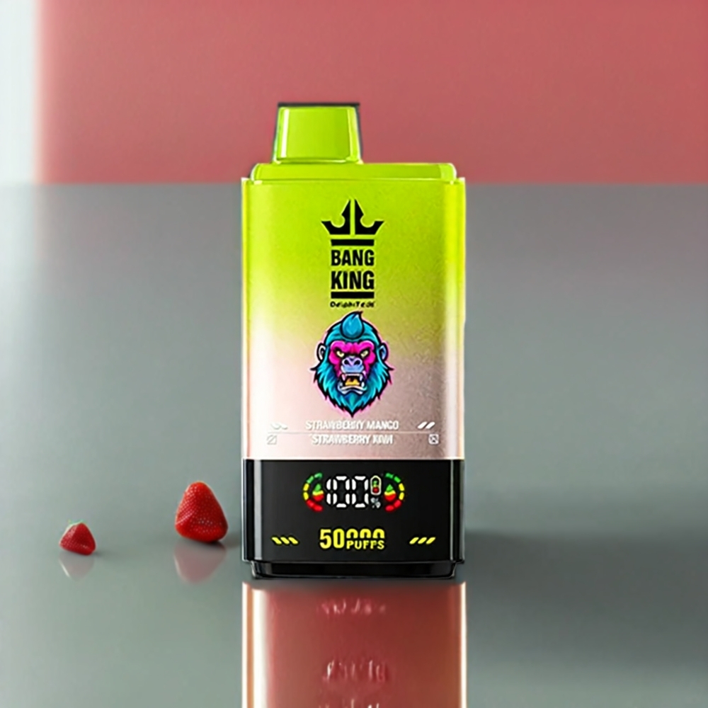 Bang King 50000 Einweg-Vape - Erdbeere Mango Erdbeere Kiwi - Schweiz Großhandel - 50000 Züge, 50ml, 850mAh