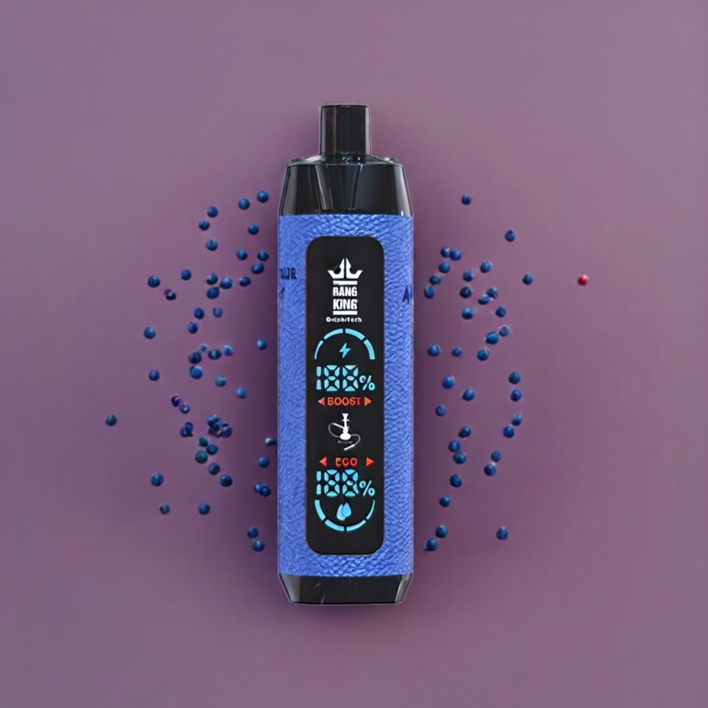 Bang King Shisha 25000 Puffs Einweg-Vape Blaubeere-Sauer-Himbeere – 30ml, 650 mAh, Typ-C-Ladeanschluss – Schweiz Großhandel