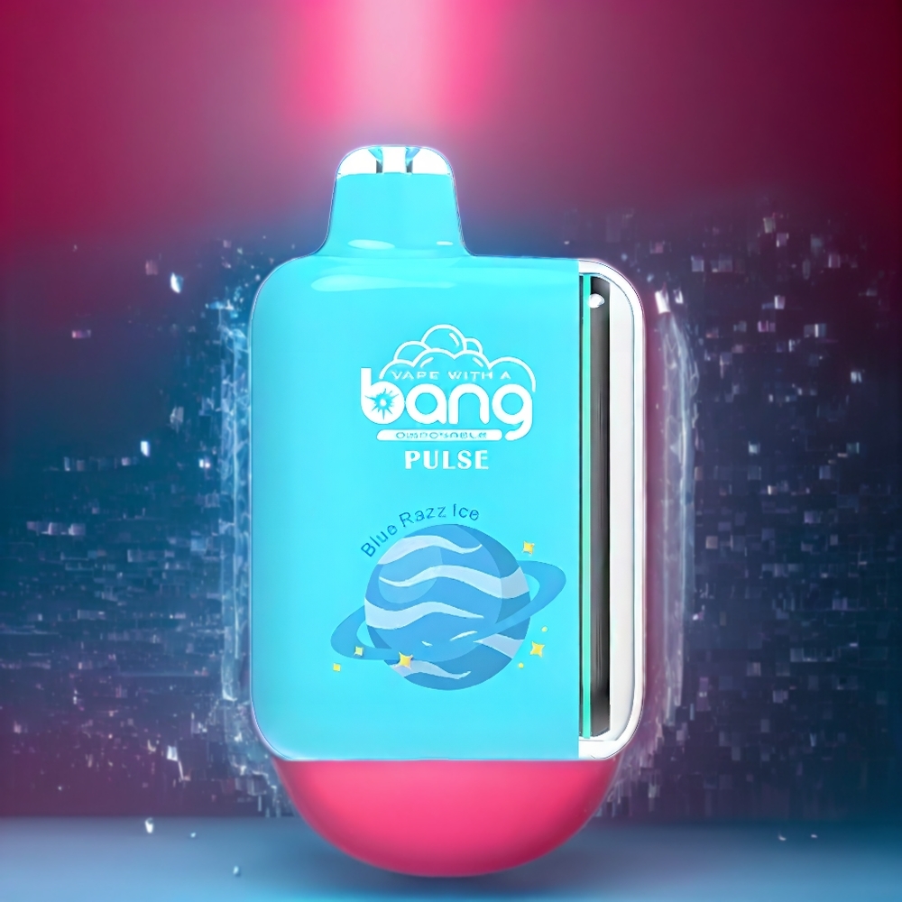 Bang Pulse 18000 Puffs Einweg-Vape Blue Razz Ice (Typ-C, 650mAh, 26ml) Schweiz Großhandel