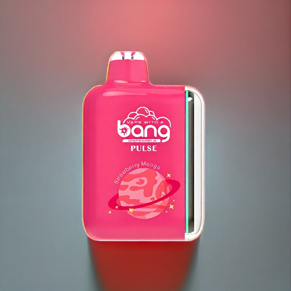 Bang Pulse 18000 Puffs Einweg-Vape Erdbeer Mango, Type-C, 650mAh, Schweiz Großhandel