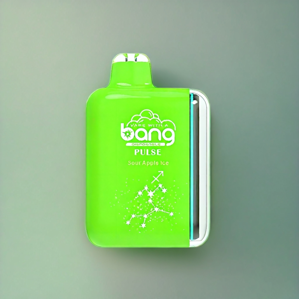 Bang Pulse 18000 Puffs Einweg-Vape Sauergrün Eis - 650mAh, Type-C, 26ml, Schweiz großhandel