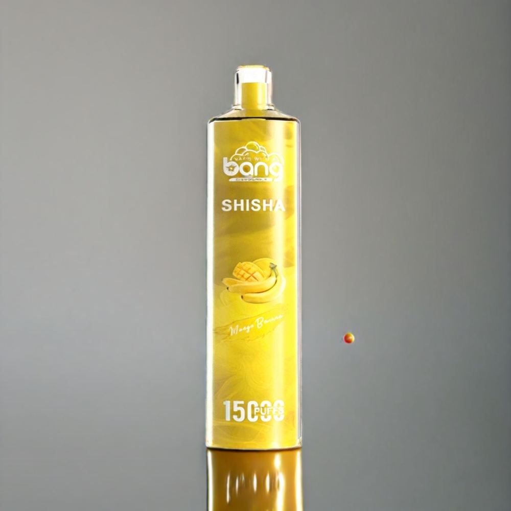 Bang Shisha 15000 Puffs Einweg-Vape Mango Banane - 23ml E-Liquid, Typ-C Ladeanschluss, Schweiz Großhandel