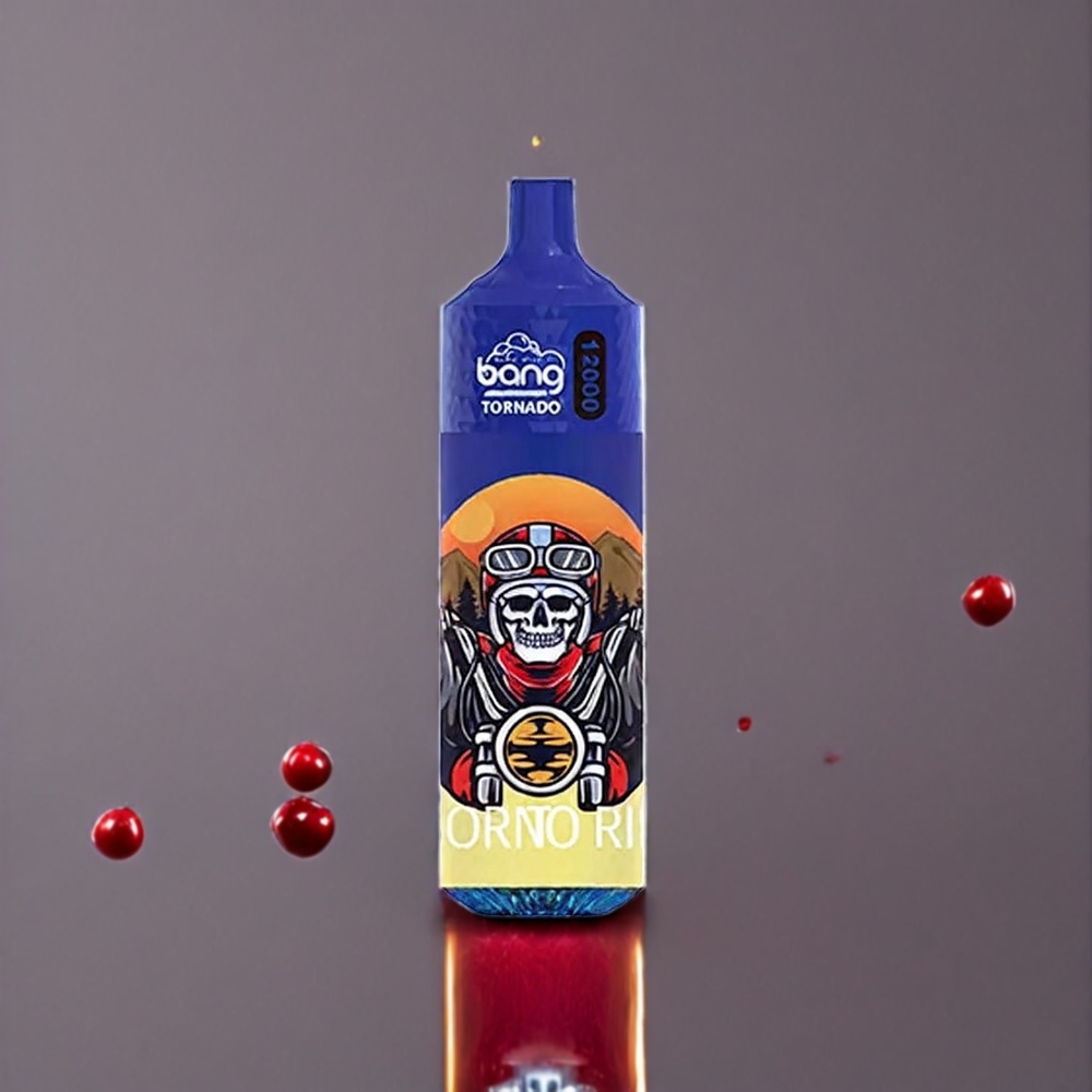 Bang Tornado 12000 Puffs Schweiz Großhandel – 23ml E-Liquid, 650 mAh, 0-5% Nikotin – Blaubeere Kirsche Cranberry
