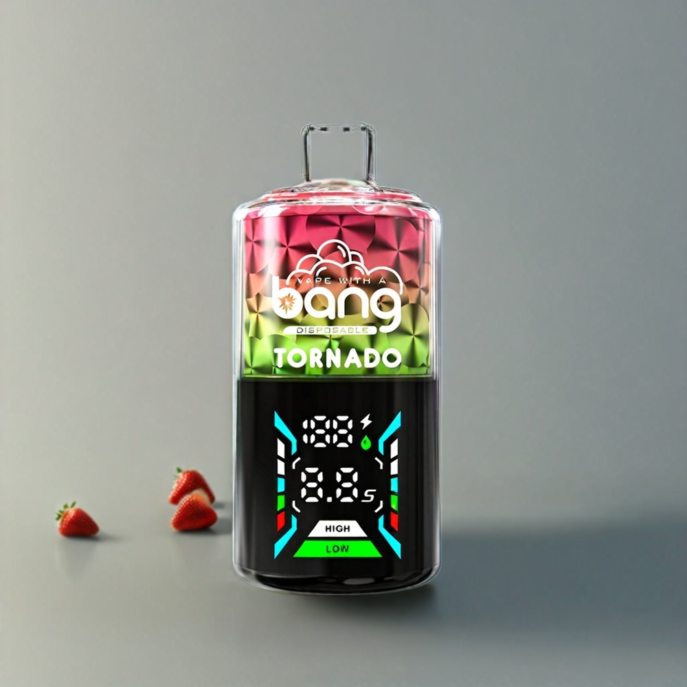 Bang Tornado 40000 Puffs Einweg-Vape Erdbeer-Kiwi Schweiz Großhandel – 0%/2%/3%/5% Nikotin, 850mAh, 40ml