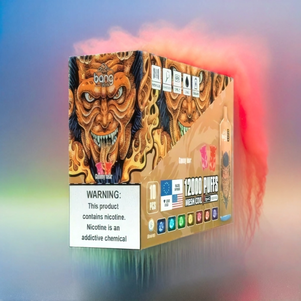 Bang Box 12000 Puffs Gummibärchen Schweiz Großhandel mit 23ML Liquid, 650mAh Akku, TYPE-C