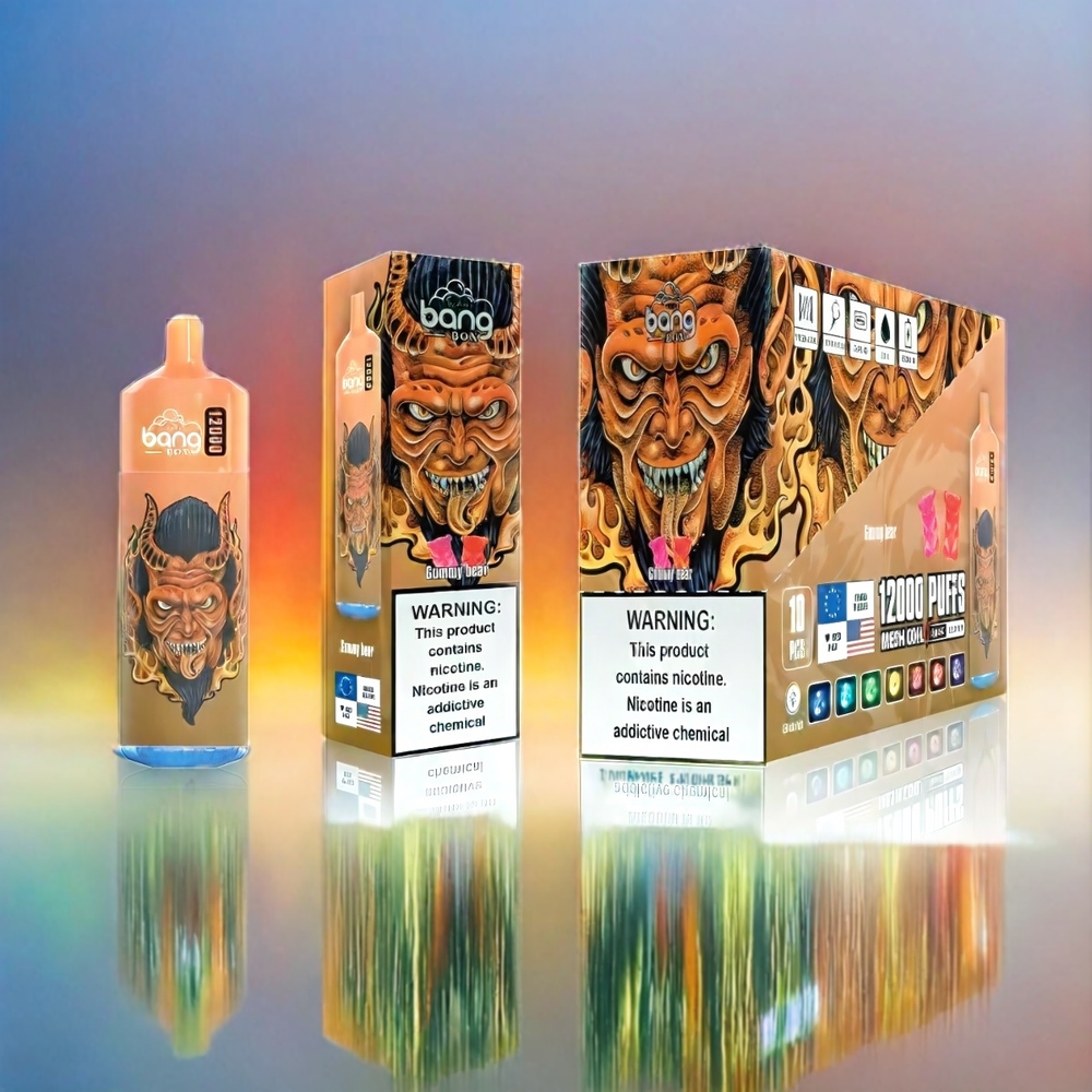 Bang Box 12000 Puffs Gummibärchen Schweiz Großhandel mit 23ML Liquid, 650mAh Akku, TYPE-C
