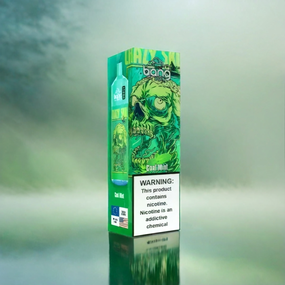 Bang Box 12000 Puffs Vape Cool Mint Schweiz Großhandel – 23ML Liquid, 650mAh, TYPE-C