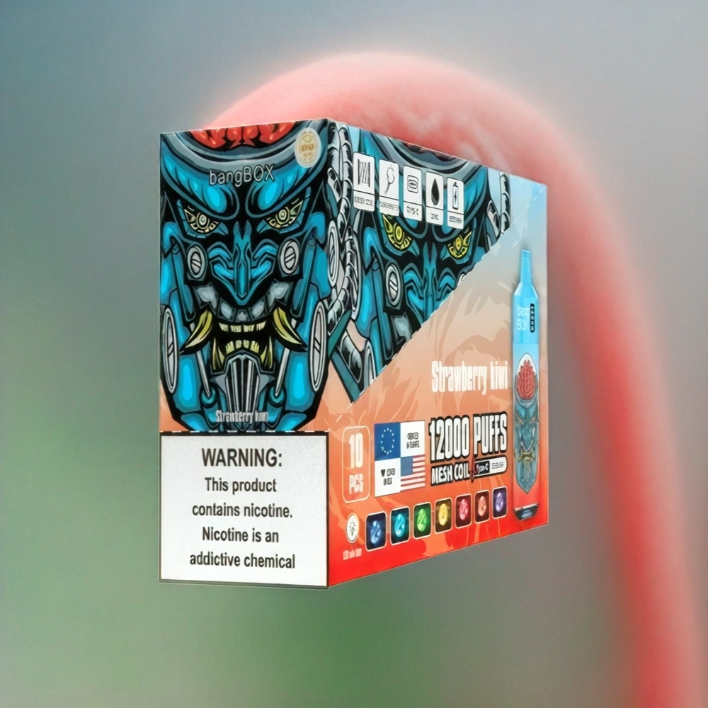 Bang Box 12000 Puffs Vape Erdbeer-Kiwi Schweiz Großhandel 23ML 650mAh TYPE-C