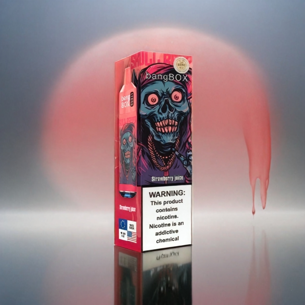 Bang Box 12000 Puffs Vape Erdbeersaft - 23ML Liquid, 650mAh Batterie, USB TYPE-C, Schweiz Großhandel