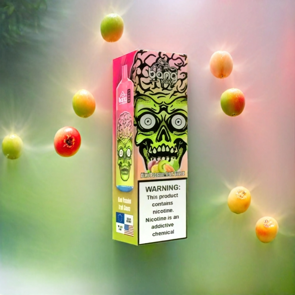 Bang Box 12000 Puffs Vape Kiwi Passionsfrucht Guave Schweiz Großhandel 23ML Liquid 650mAh USB-C