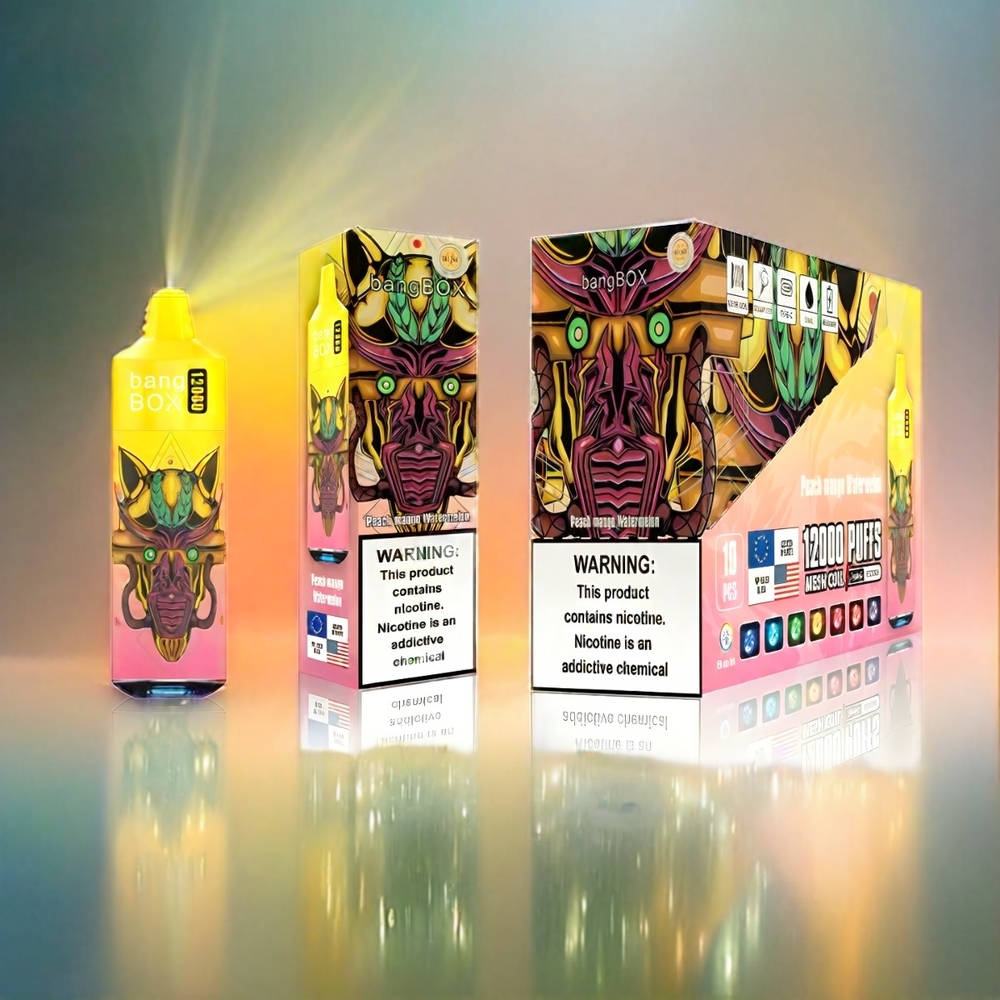 Bang Box 12000 Puffs Vape Pfirsich Mango Wassermelone 23ML 650mAh TYPE-C Schweiz großhandel
