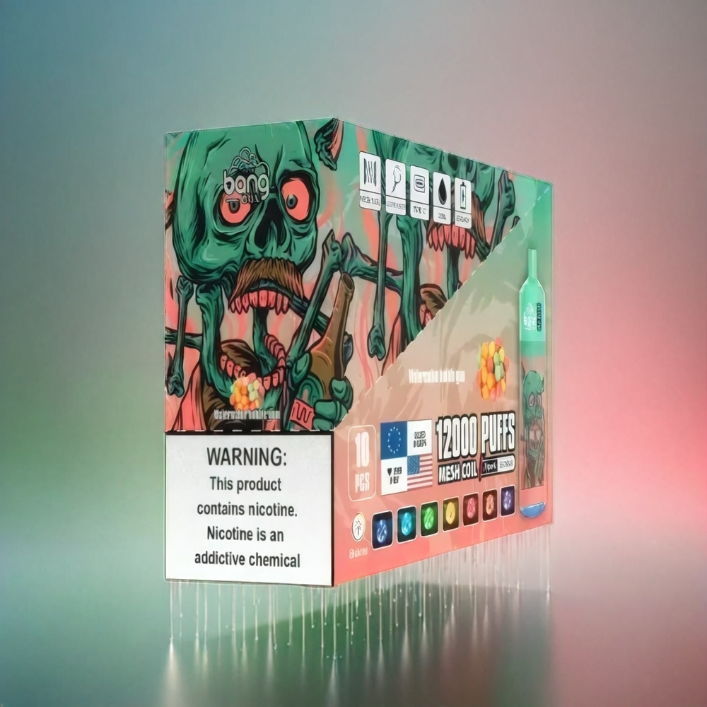 Bang Box 12000 Puffs Vape Wassermelone Bubble Gum - 23ML Liquid, 650mAh, TYPE-C, Schweiz Großhandel