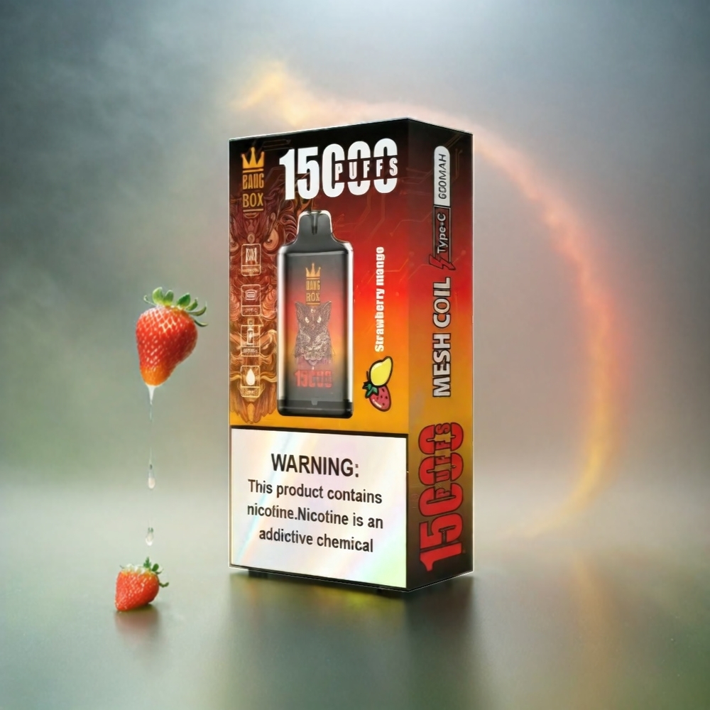 Bang Box 15000 Puffs Vape Erdbeer Mango 23ml 650mAh Schweiz Großhandel