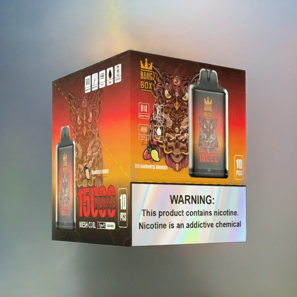 Bang Box 15000 Puffs Vape Erdbeer Mango 23ml 650mAh Schweiz Großhandel