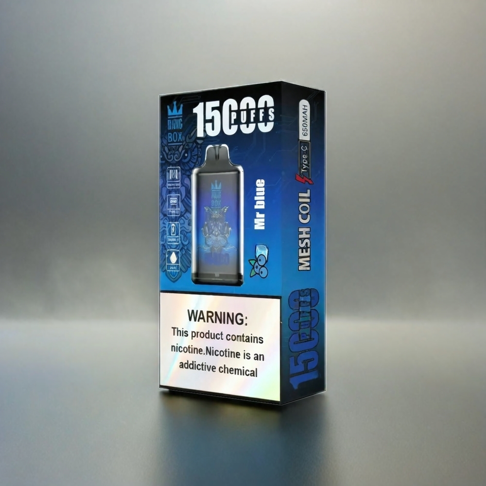 Bang Box 15000 Puffs Vape Herr Blau 23ml 650mAh Schweiz Großhandel