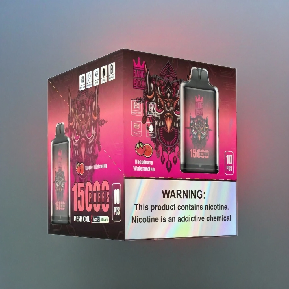 Bang Box 15000 Puffs Vape Himbeer Wassermelone 23ml 650mAh Schweiz Großhandel