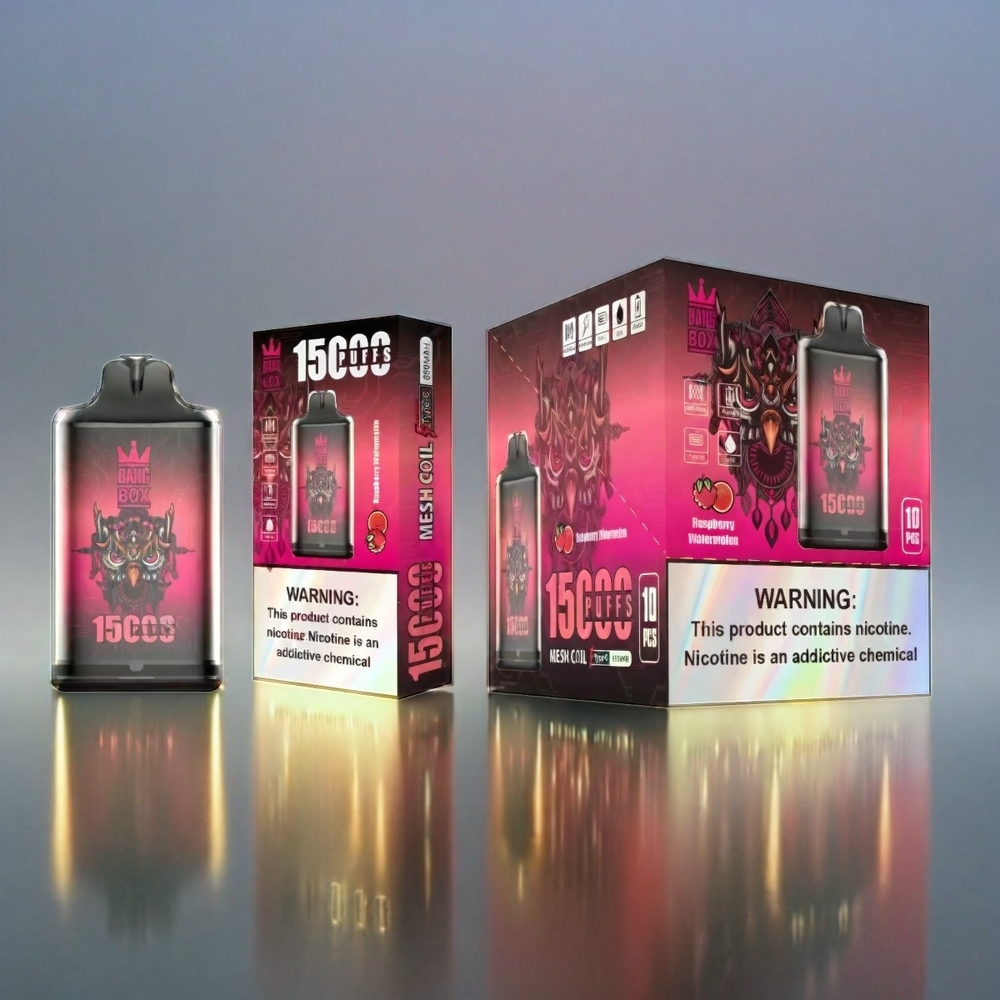 Bang Box 15000 Puffs Vape Himbeer Wassermelone 23ml 650mAh Schweiz Großhandel