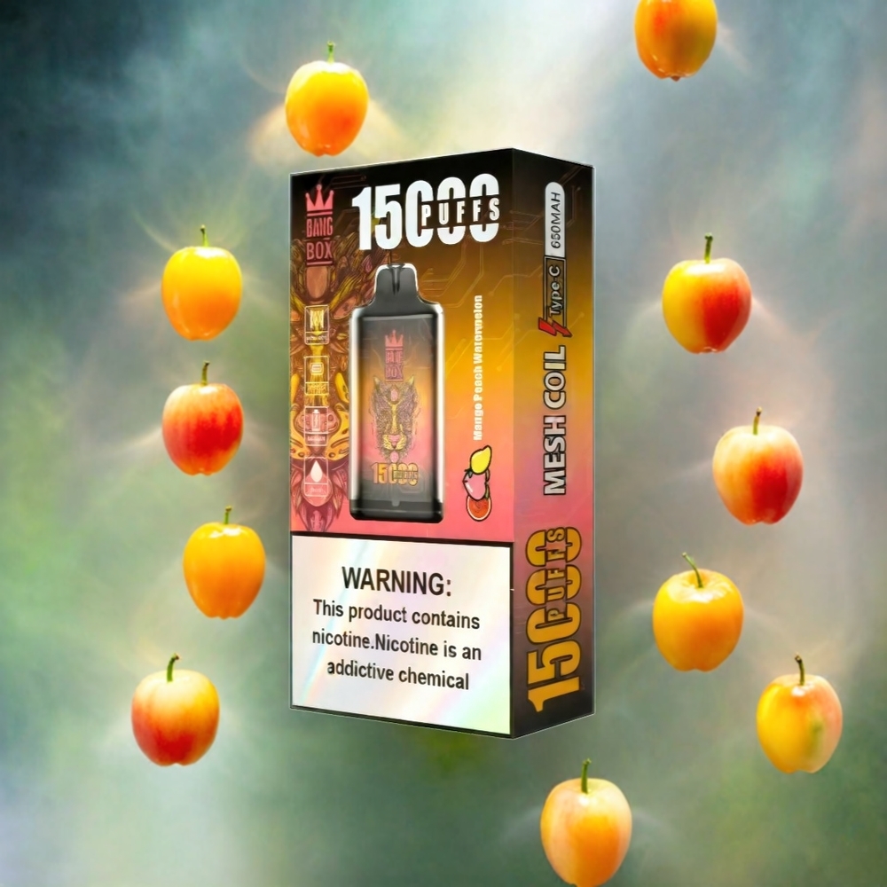 Bang Box 15000 Puffs Vape Mango Pfirsich Wassermelone 23ml 5% Schweiz Großhandel