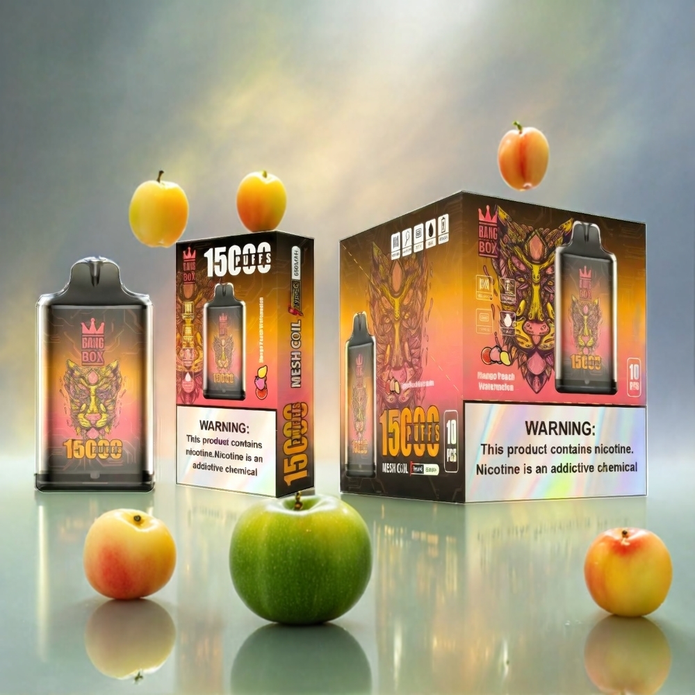 Bang Box 15000 Puffs Vape Mango Pfirsich Wassermelone 23ml 5% Schweiz Großhandel