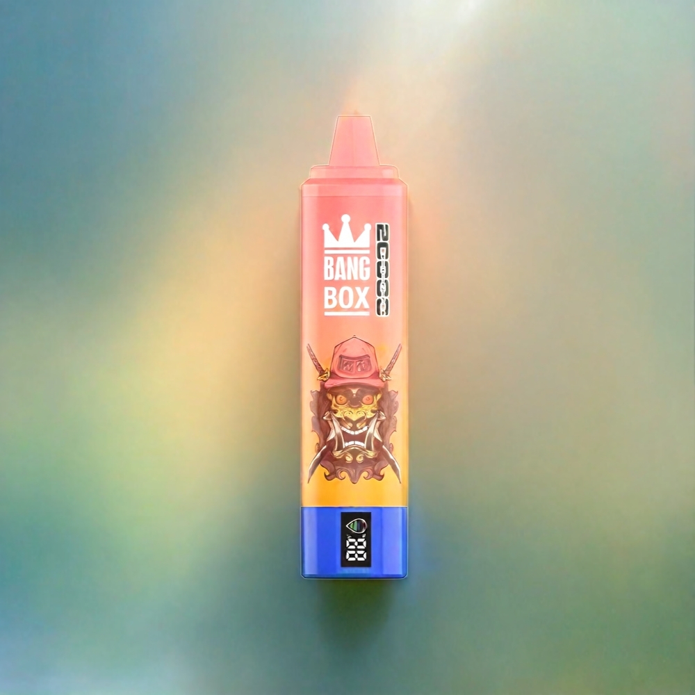 Bang Box 20000 Puffs Mango-Pfirsich Schweiz Großhandel mit 5% Nikotin, 35ml E-Liquid, 200 Stück pro Karton