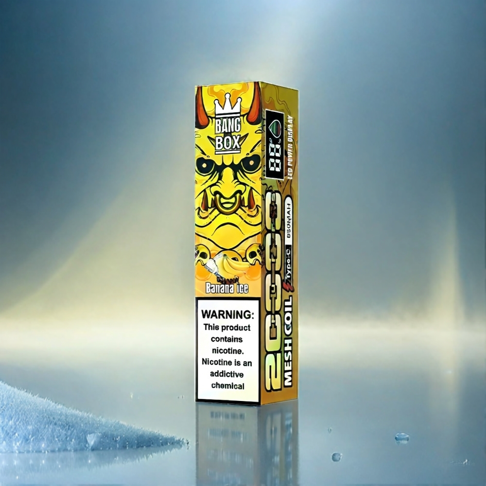 Bang Box 20000 Puffs Vape Bananen-Eis Schweiz Großhandel 35ml 850mAh Mesh Coil