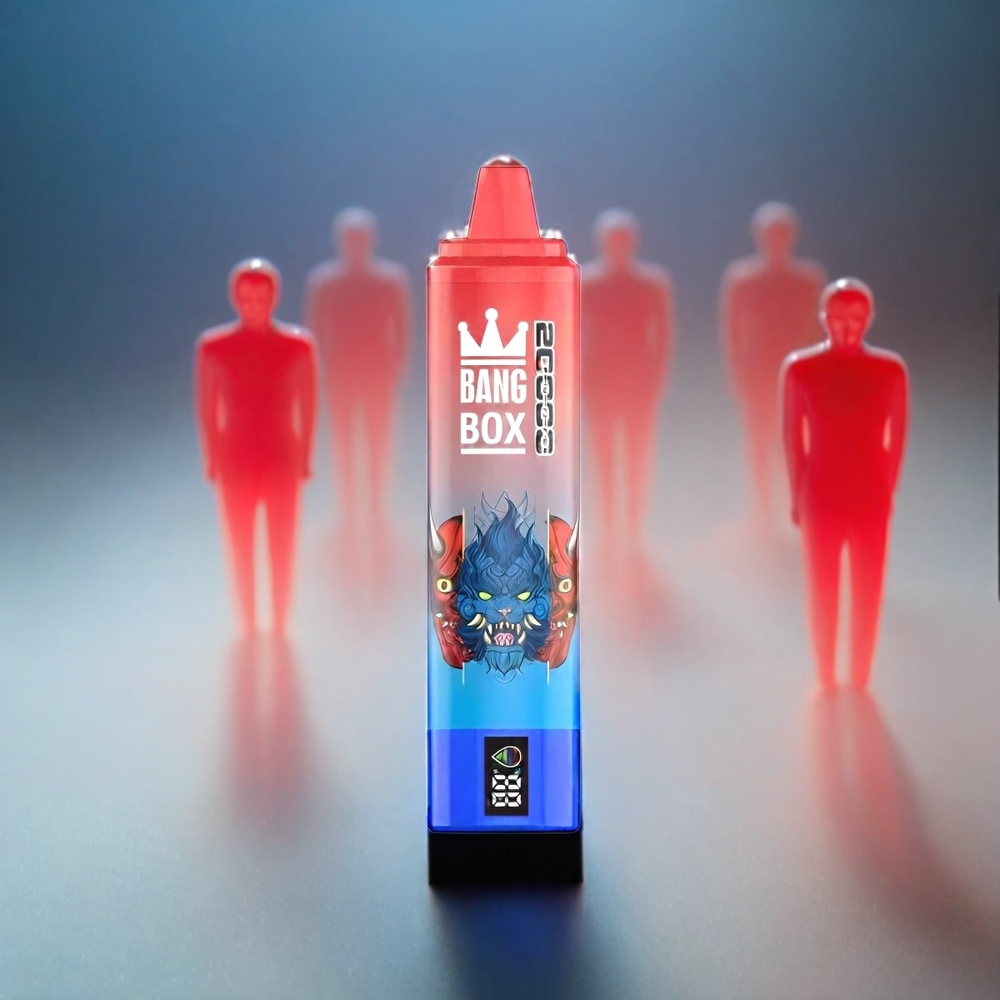 Bang Box 20000 Puffs Vape Blue Razz Ice Schweiz Großhandel – 20000 Puffs, 35ml, 5% Nikotin, Mesh Coil