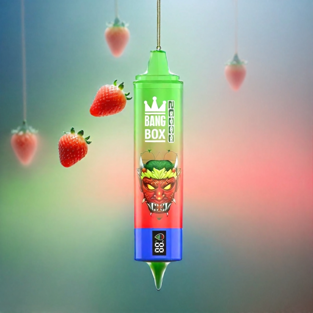 Bang Box 20000 Puffs Vape Erdbeer-Wassermelone Schweiz Großhandel mit 5% Nikotin, 35ml E-Liquid und Mesh Coil