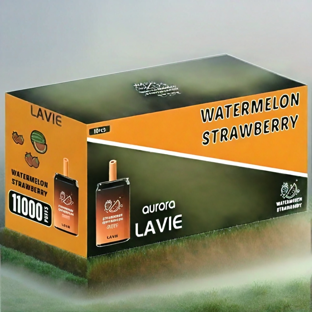 LAVIE Aurora 11000 Puffs Erdbeer-Wassermelone Vape Schweiz Großhandel – 22ML, 650mAh, Typ-C