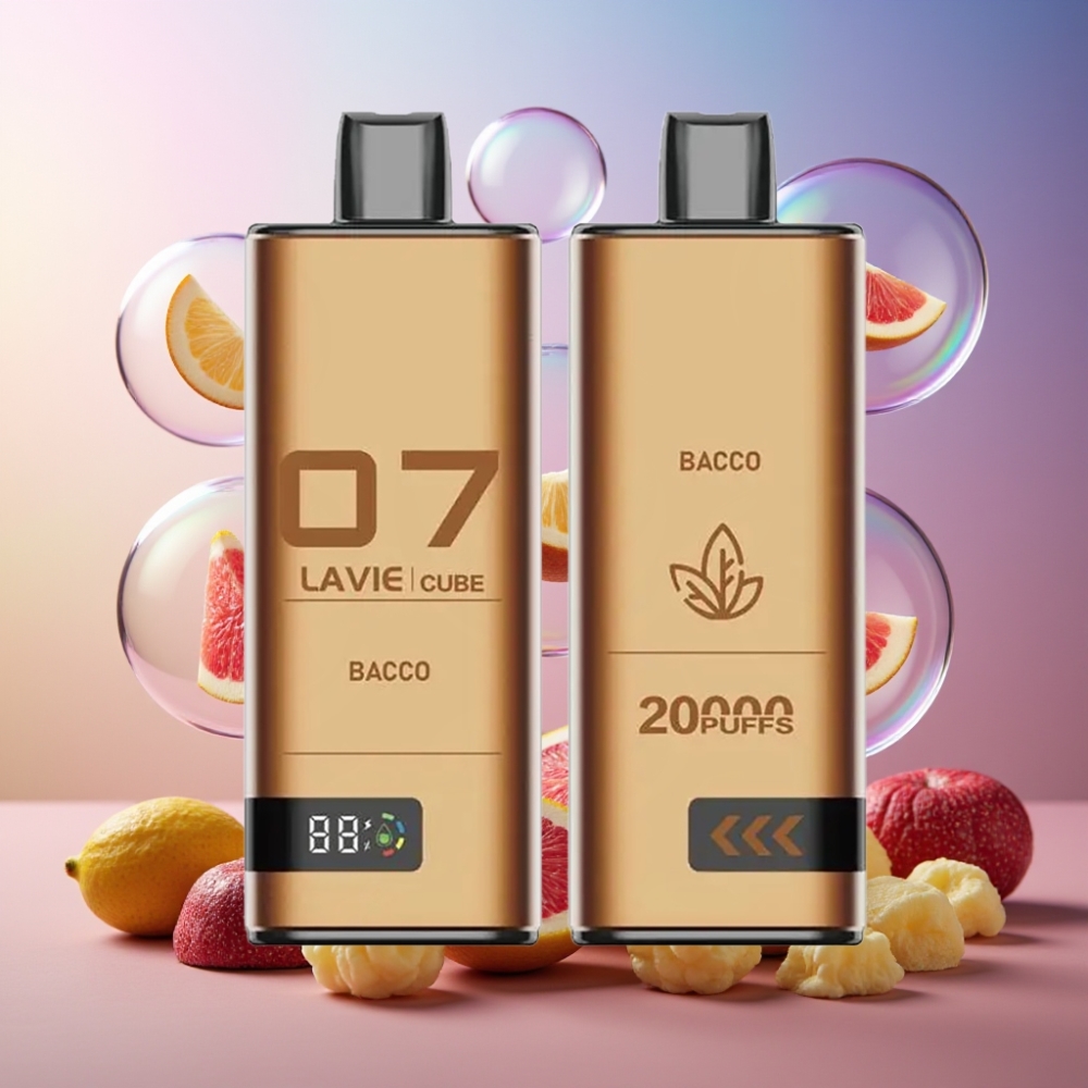 Lavie Cube 20000 Puffs Einweg-Vape Bacco Schweiz Großhandel – 28ML Liquid, 600mAh, Type C