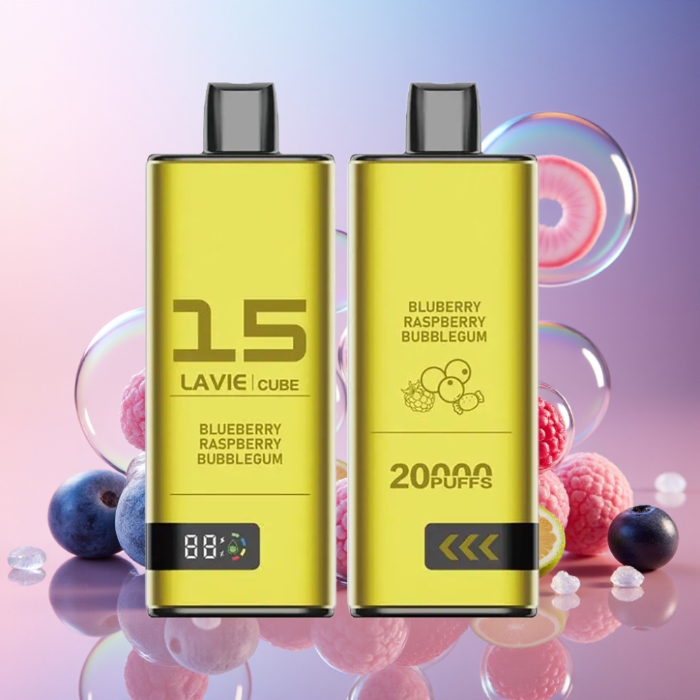 Lavie Cube 20000 Puffs Einweg-Vape Blaubeere Himbeere Bubblegum 28ML 5% Schweiz Großhandel