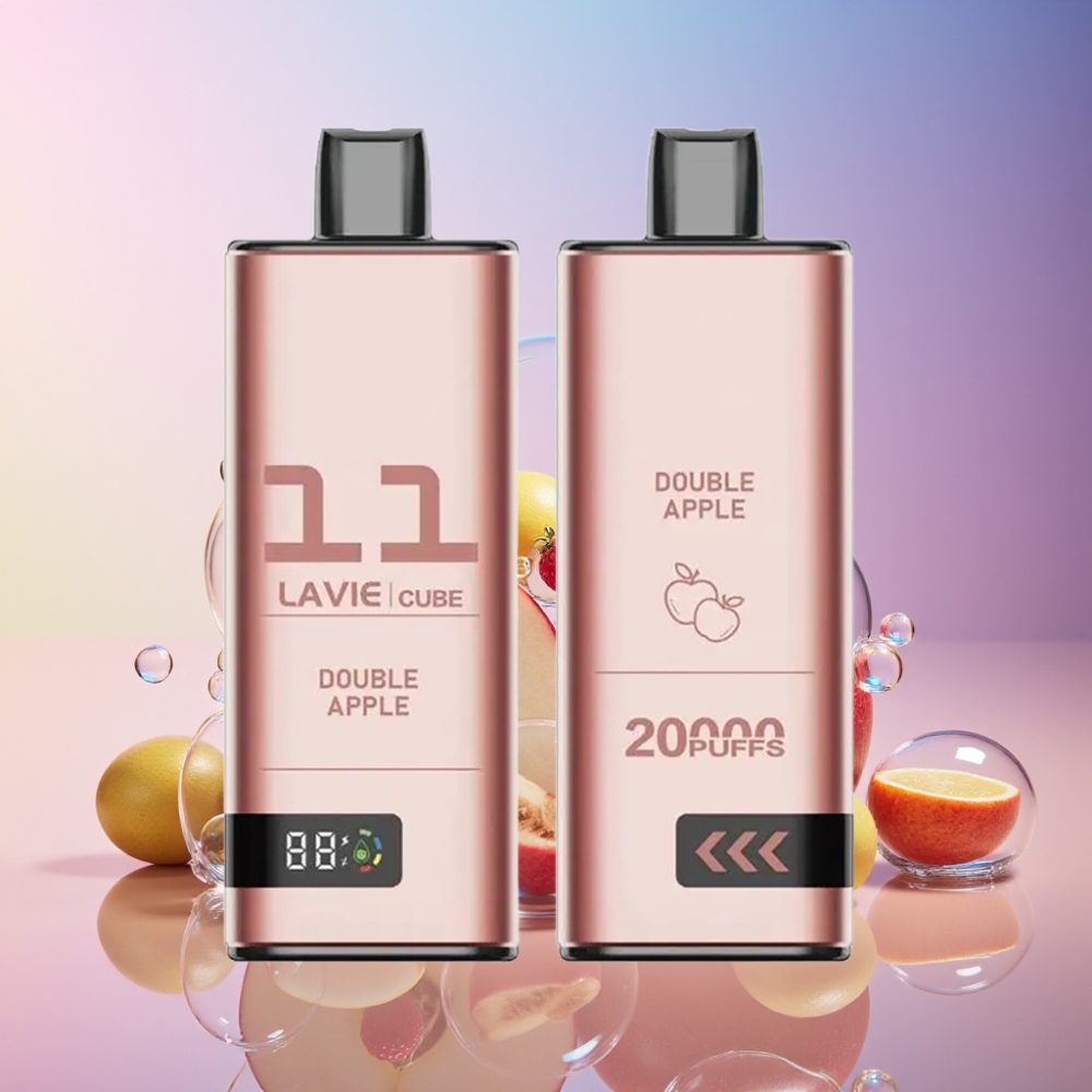 Lavie Cube 20000 Puffs Einweg-Vape Doppelapfel 28ML 5% Salz Nikotin Schweiz großhandel