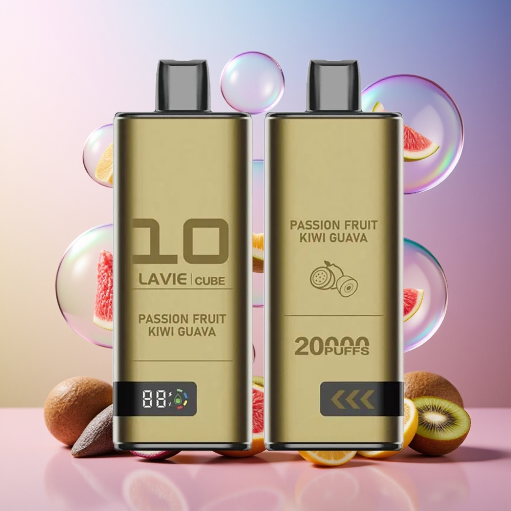Lavie Cube 20000 Puffs Einweg-Vape Passionsfrucht Kiwi Guave 28ML 600mAh Type C Schweiz großhandel