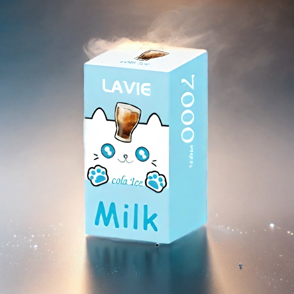LAVIE Milk 7000 Puffs Cola Eis – 16ML E-Liquid, 600mAh, Typ C, Schweiz Großhandel